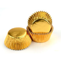 Muffinpapír arany - 50 db-os