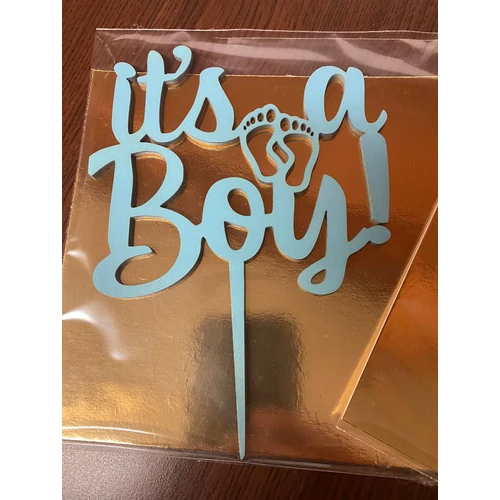 Fa beszúró It 's a BOY kék színű