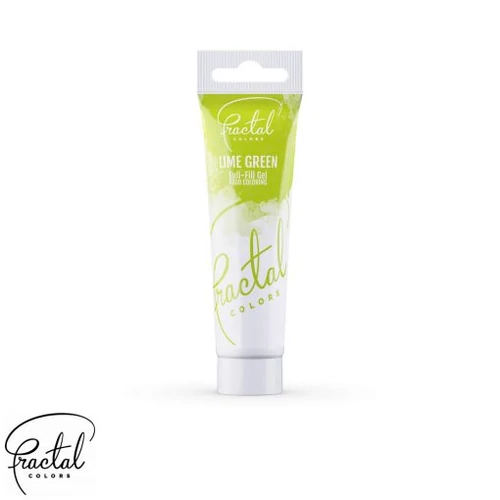 Ételfesték Fractal gél lime zöld 30 g